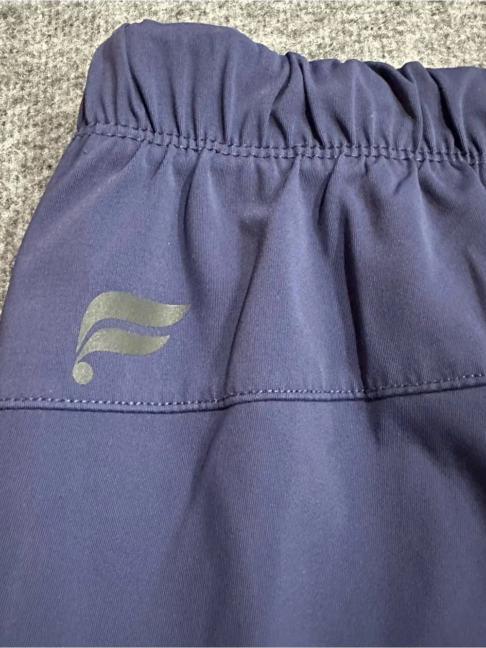 Fabletics Men's Large Navy Stretch Athletic Jogger Pants Drawstring Tapered